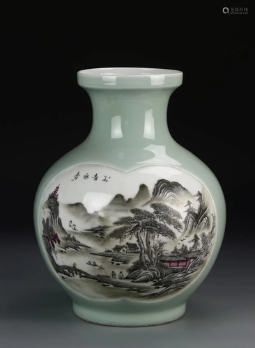 Chinese Famille Rose Vase