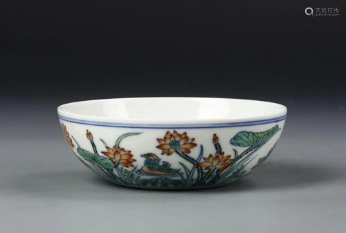 Chinese Doucai Bowl