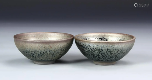 Chinese Two Antique Jianyao Bowls