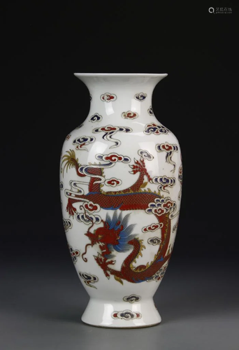 Chinese Famille Rose Vase