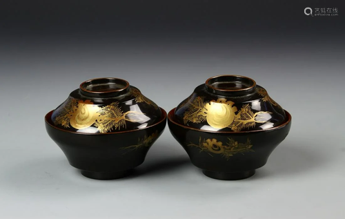 Pair of Japanese Tea Cups