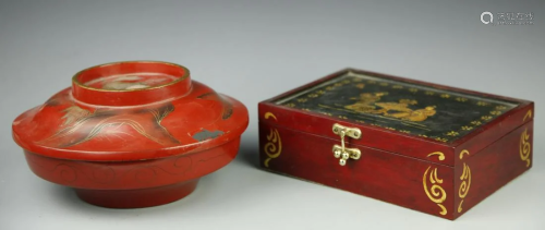 Chinese Lacquer Bowl