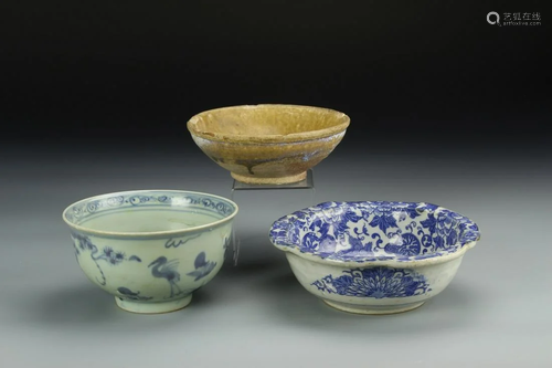 Three Chinese Bowls