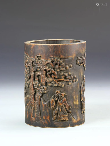 Chinese Bamboo Brush Pot