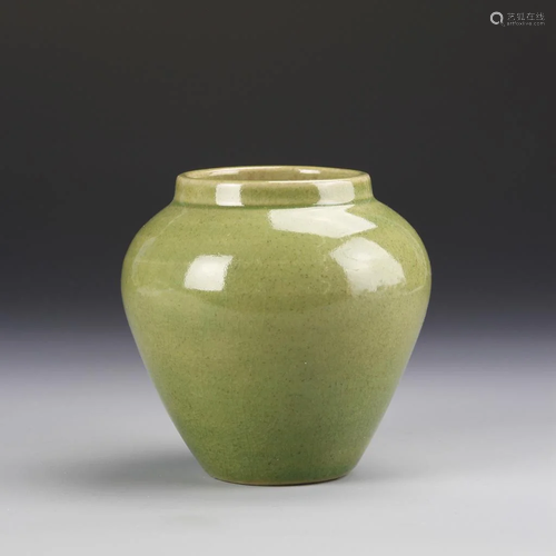 Chinese Green Glazed Jar