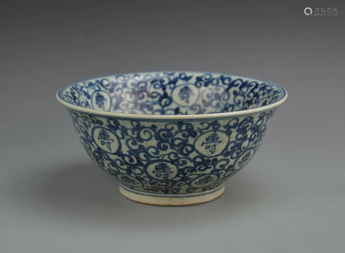 Chinese Blue and White Bowl