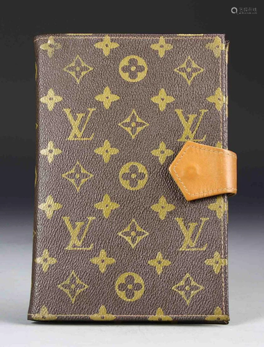 Vintage LV Notebook Cover