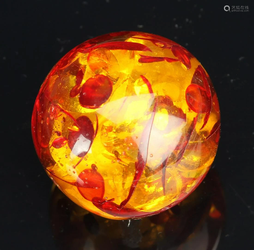 Chinese Amber Bead