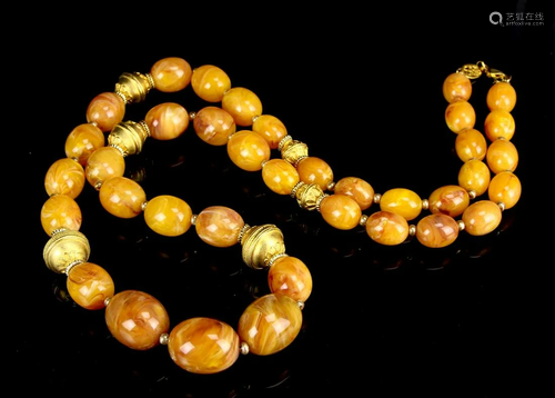 Chinese Amber Necklace