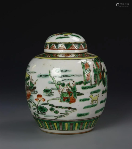 Chinese Export Ginger Jar