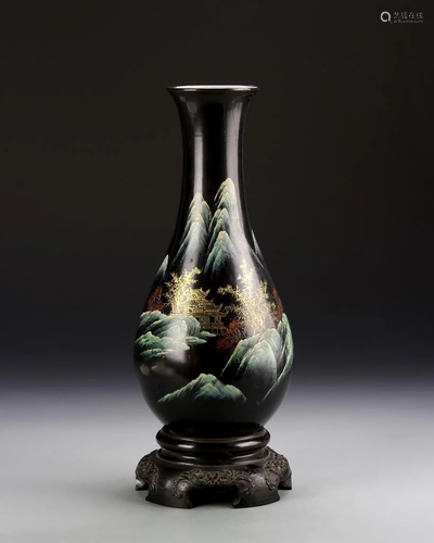 Chinese Lacquer Vase