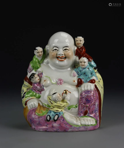 Chinese Famille Rose Buddha