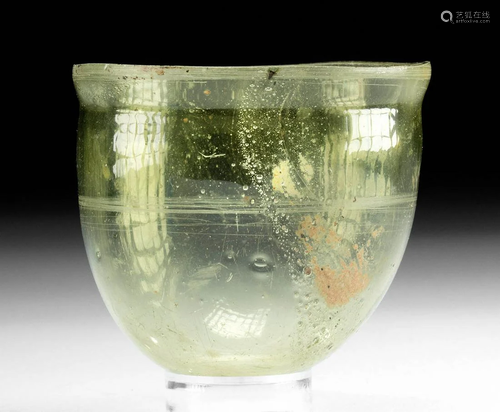 Roman Green Mastoid Cup w/ Wheel Cut Lines