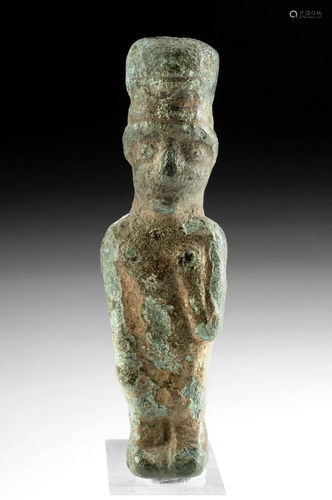 Phoenician Bronze Statue of a Goddess - Tanit