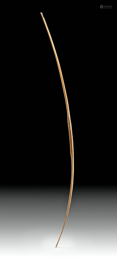 20th C. Japanese Wood Archery Kyudo Longbow - Yumi