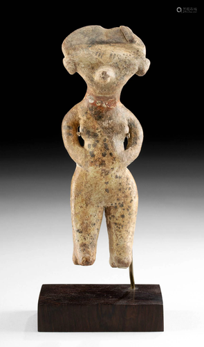 Nayarit Chinesco Pottery Standing Female Figure