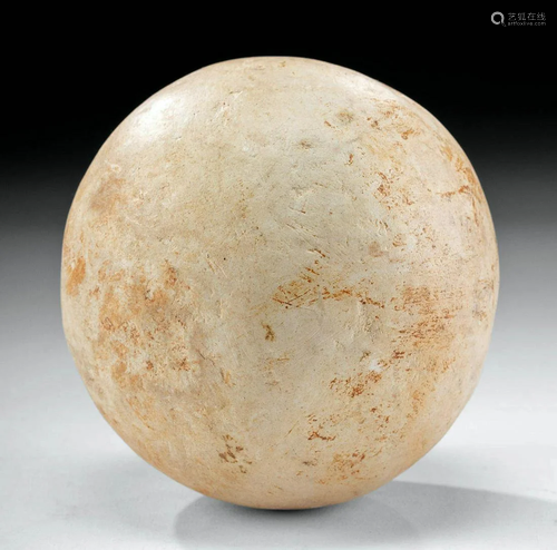 Pre-Columbian Taino Stone Spherolith / Ball