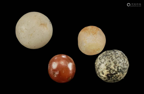 4 Neolithic North African Stone Spheres