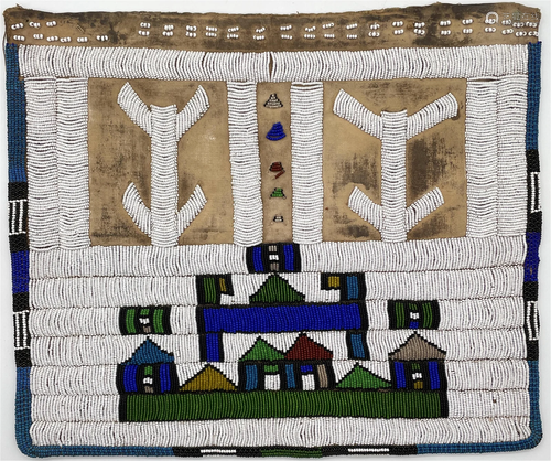 African Hand Beaded Ndebele Apron