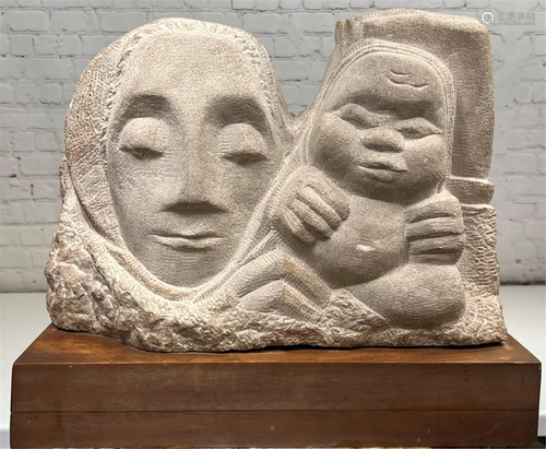 Jose L Ruiz Stone Sculpture Circa 1933