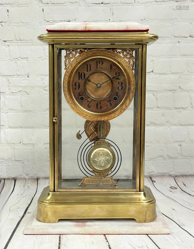 Large Antique Ansonia Regulator Clock