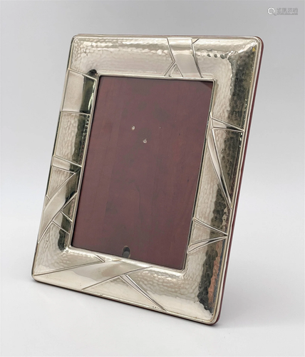 Silver Bamboo Motif Picture Frame