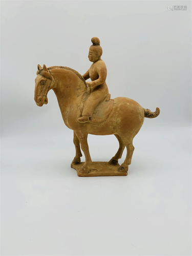 Chinese Funerary Period Horseback Rider