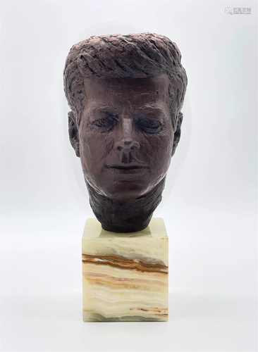 Attrib: Richmond Barthe Plaster Sculpture "JFK"