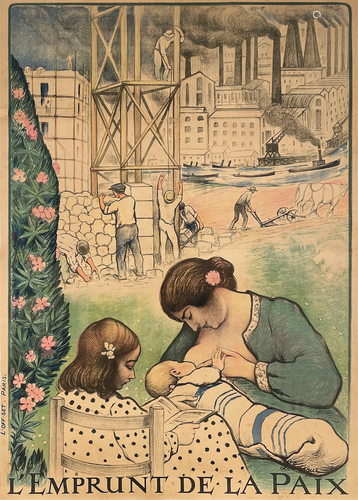 Henri LeBasque Poster L'Emprunt de la Paix