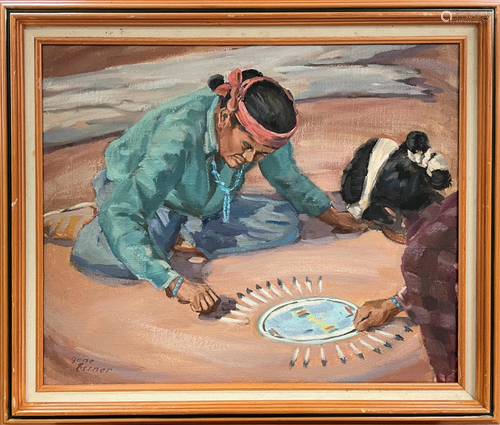 Gene Essner O/C "Native American Artists"