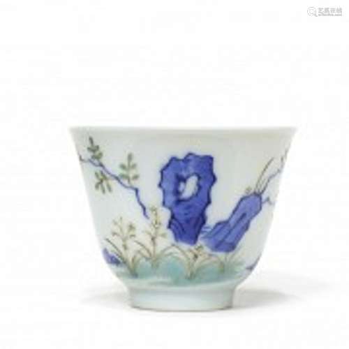 Small enamelled porcelain bowl, Guangxu (1875 - 1908)