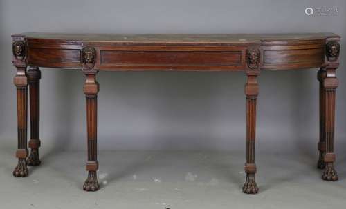 A Regency mahogany serving table, in the manner of Thomas Ho...