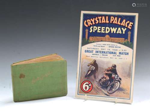 A collection of speedway memorabilia