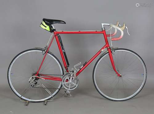 A Raleigh twelve-speed racing bicycle