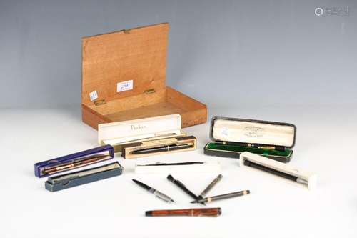 A collection of fountain pens