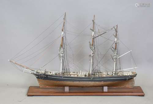 A 20th century model of a clipper