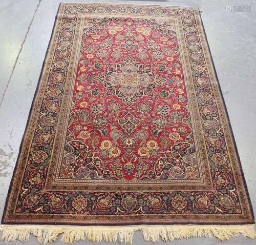 A fine Kashan rug