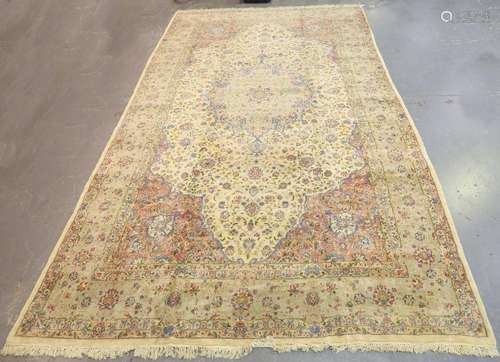 A large 'American' Kerman carpet