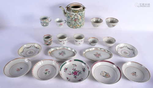 A COLLECTION OF 18TH CENTURY CHINESE EXPORT PORCELAIN Qianlo...