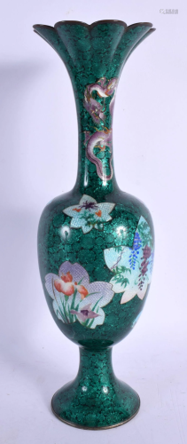 AN UNUSUAL LATE 19TH CENTURY JAPANESE MEIJI PERIOD CLOISONNE...