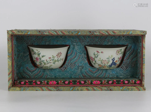 CHINESE FAMILLE-ROSE BOWL DEPICTING 'FLORAL' AND &...
