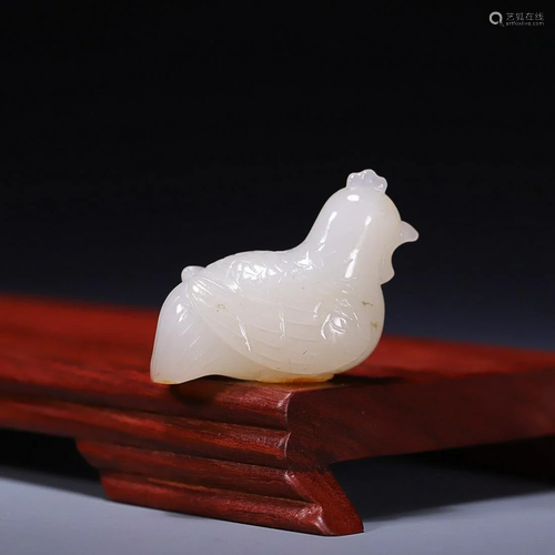 CHINESE HETIAN JADE FOWL