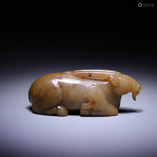 CHINESE HETIAN JADE GOAT