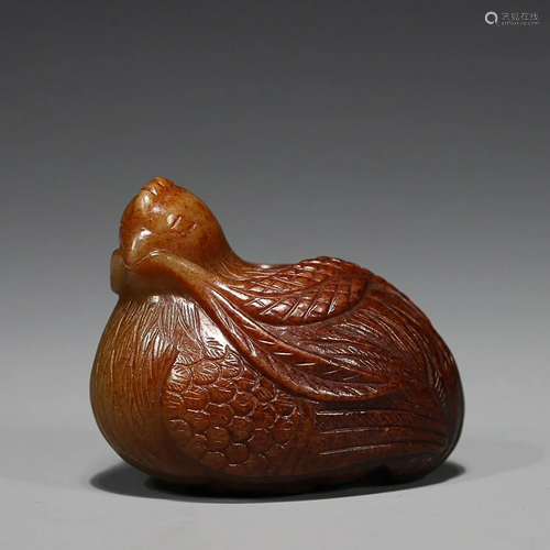 CHINESE HETIAN JADE QUAIL