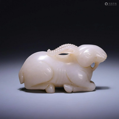 CHINESE HETIAN JADE GOAT