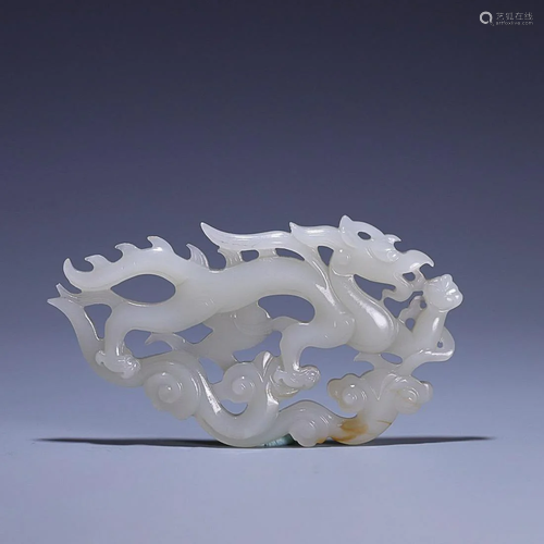 CHINESE HETIAN JADE DRAGON