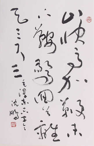 沈鵬 草書主席詞