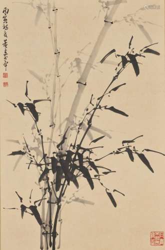 DONG SHOUPING (1904-1997) Ink Bamboo