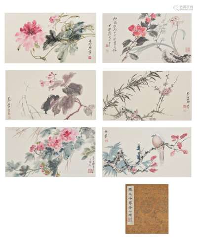 ZHANG DAQIAN (CHANG DAI-CHIEN, 1899-1983) Seasonal Flowers