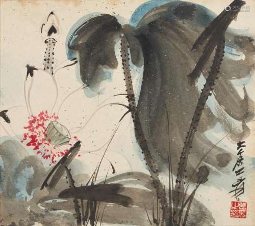 ZHANG DAQIAN (CHANG DAI-CHIEN, 1899-1983) Lotus